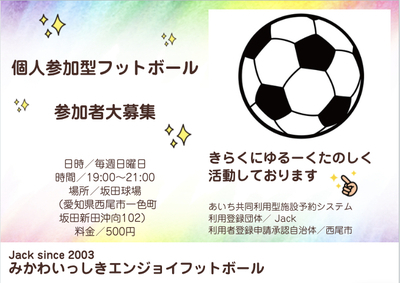 ギャラリー｜⚽️みかわいっしきエンジョイフットボール⚽️