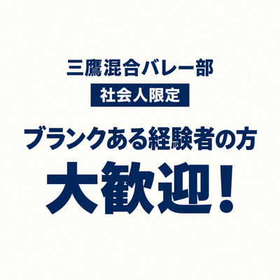 ギャラリー｜三鷹混合バレー部(チーム名未定)