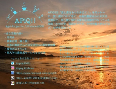 プロフィール｜APiQ!!