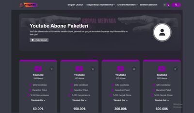 プロフィール｜youtube abone satın al