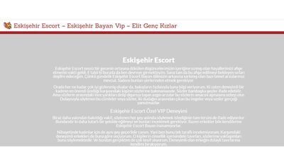 ヘッダー画像｜Eskişehir eskort