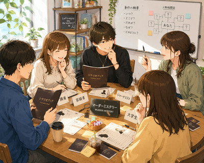 ヘッダー画像｜桃の木謎解き＆マダミス会